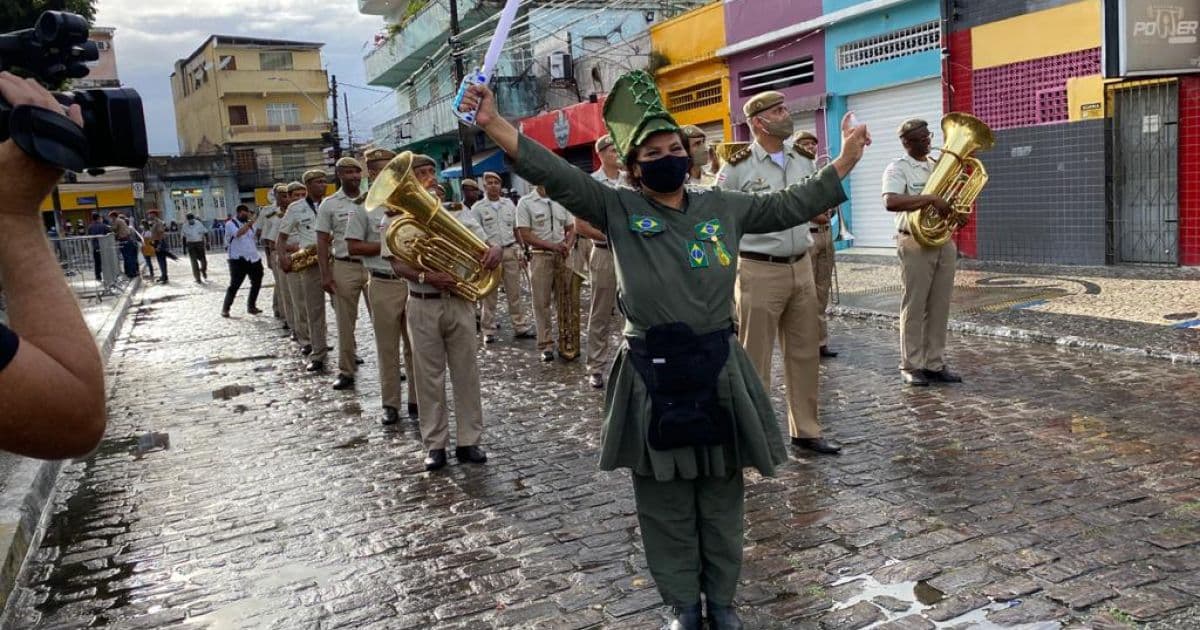 Pelo segundo ano sem público, ato simbólico na Lapinha celebra Independência da Bahia
