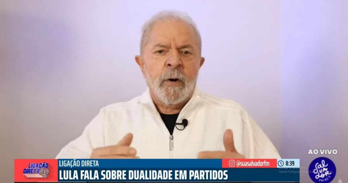 Lula vê terceira via como 'piada' e fala em bipolaridade eleitoral como caminho