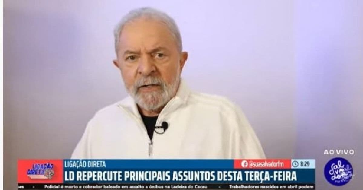 Contra voto impresso, Lula diz que eleição roubada foi a de Bolsonaro