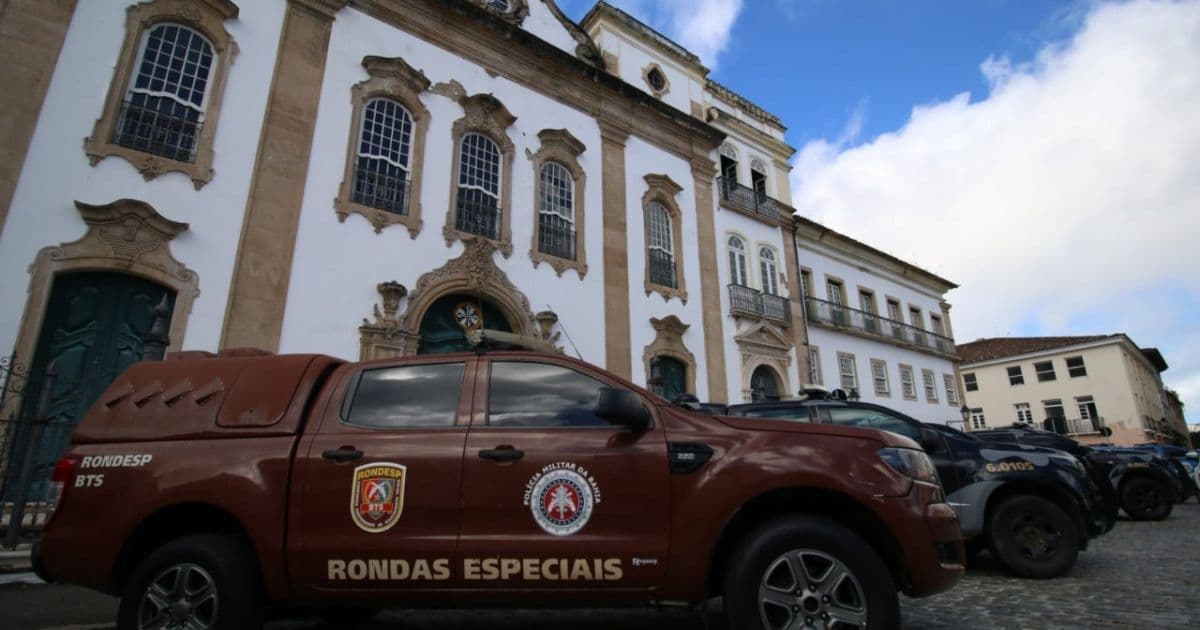 PM monta operação especial para reforçar policiamento no Centro Histórico de Salvador