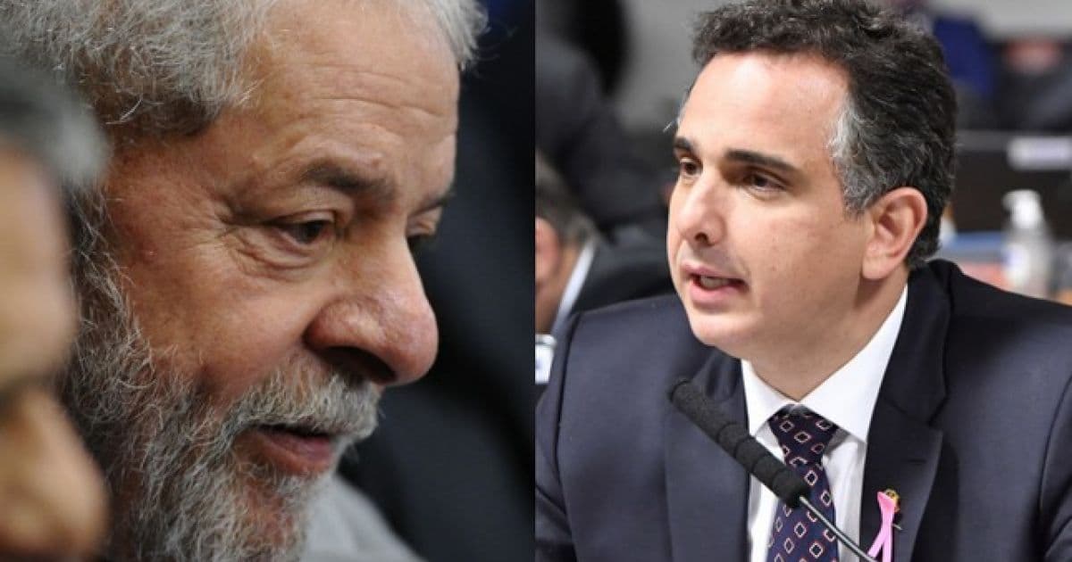 Lula diz a aliados que não acredita na candidatura de Rodrigo Pacheco à presidência