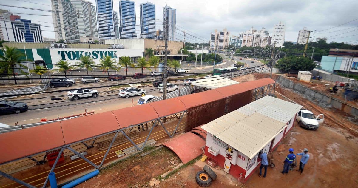 Avenida Tancredo Neves terá desvio no trânsito a partir deste sábado para continuação de obras
