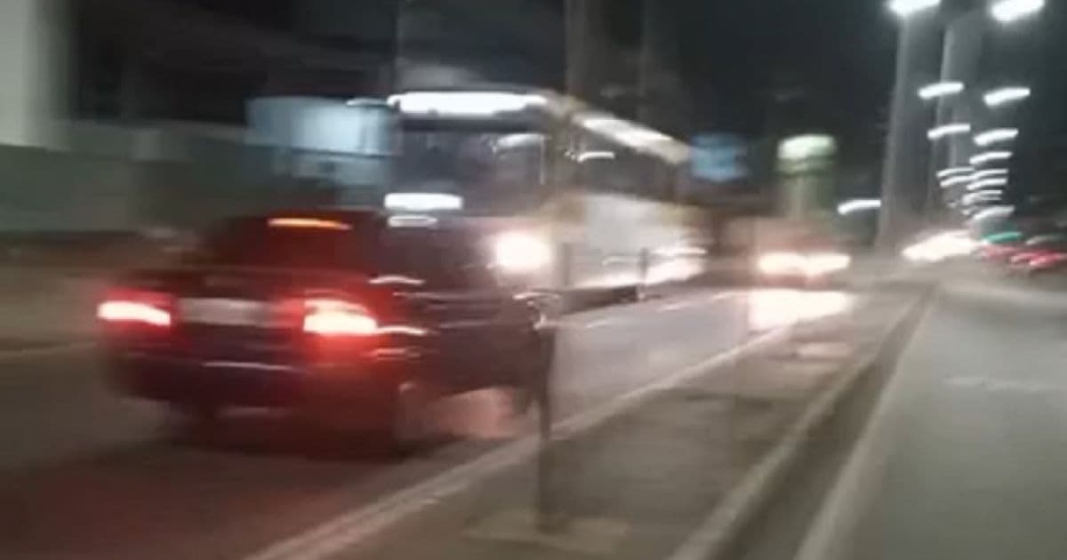 Motorista é flagrado trafegando pela contramão na Avenida Barros Reis; veja vídeo
