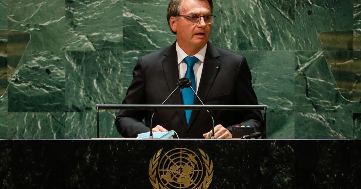 Em discurso na ONU, Bolsonaro defende tratamento precoce e critica isolamento