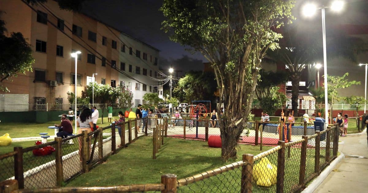 Complexo esportivo e praça são inaugurados no bairro de São Marcos, em Salvador