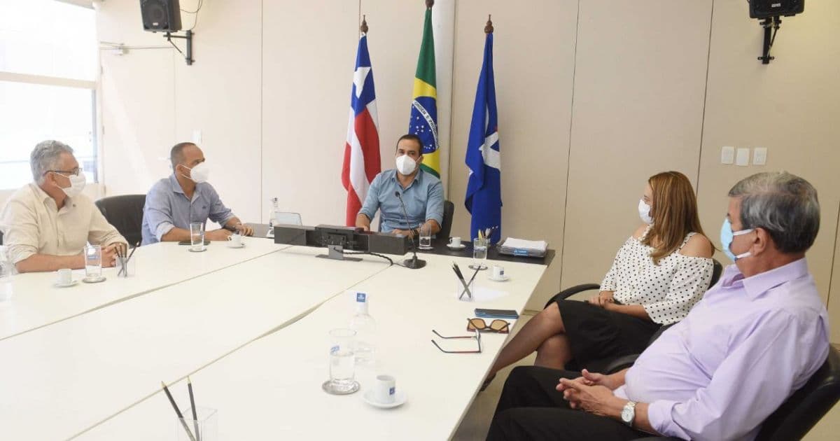 Bruno Reis recebe prefeitos para falar do avanço da vacinação e retomada econômica