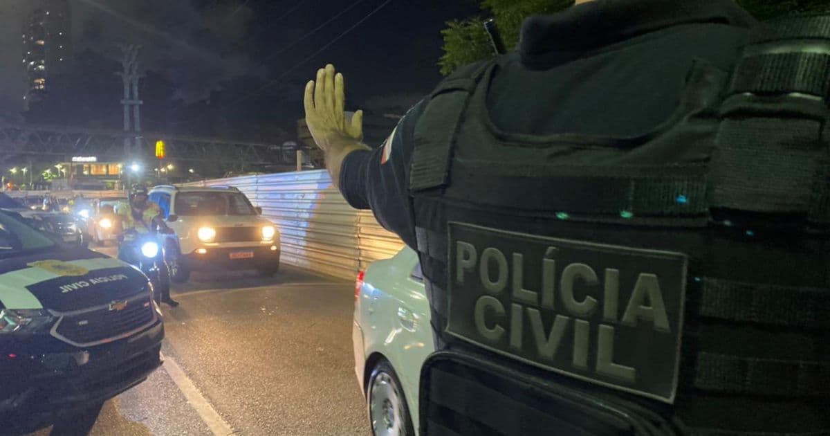 Visão Noturna: Polícia Civil faz ação de combate à furtos e roubos de veículos em Salvador