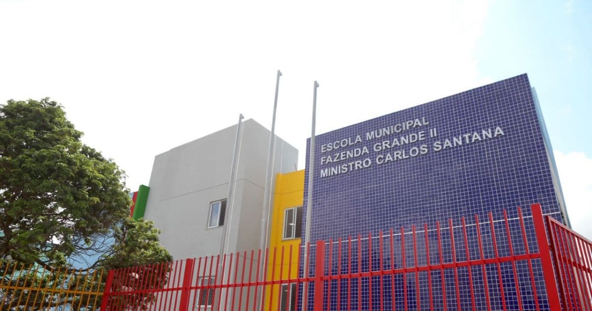 Prefeitura entrega nova escola reconstruída em Fazenda Grande II, em Salvador
