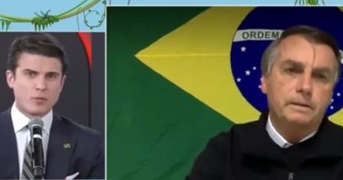 Bolsonaro é questionado por 'rachadinha' na ALERJ e rebate: 'Não vou aceitar provocação'