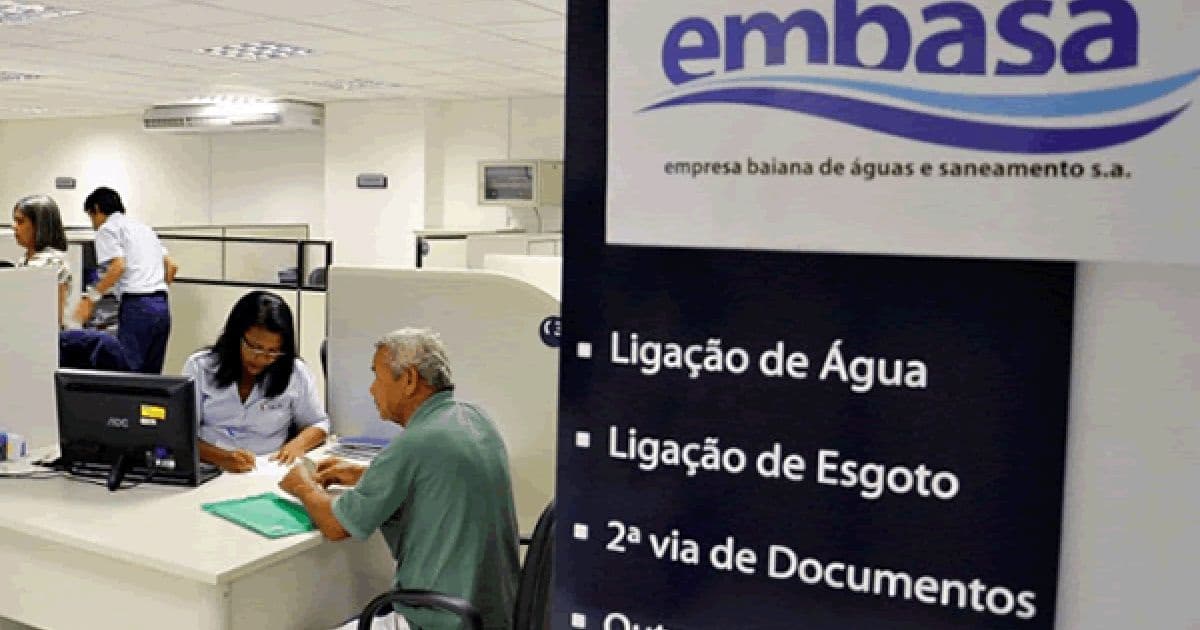 Agersa define reajuste e mantém valor da tarifa social da Embasa