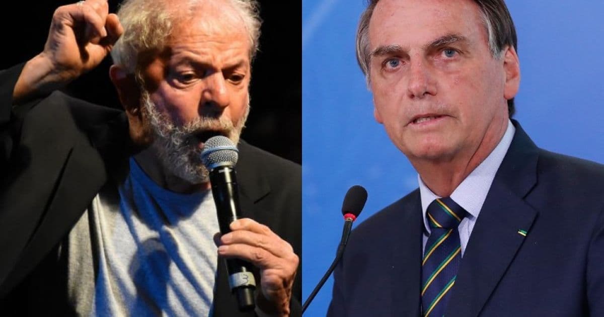 BN/ Paraná: Lula tem 50,4% das intenções de voto na BA, mais que o dobro que Bolsonaro