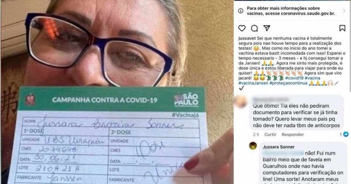 Covid-19: Justiça condena veterinária que burlou fila da vacina a pagar multa de R$ 50 mil 