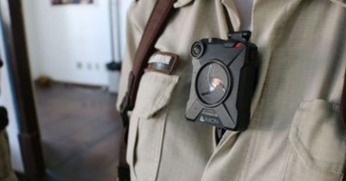 Licitação para compra de câmeras corporais para policiais deve acontecer ainda este mês
