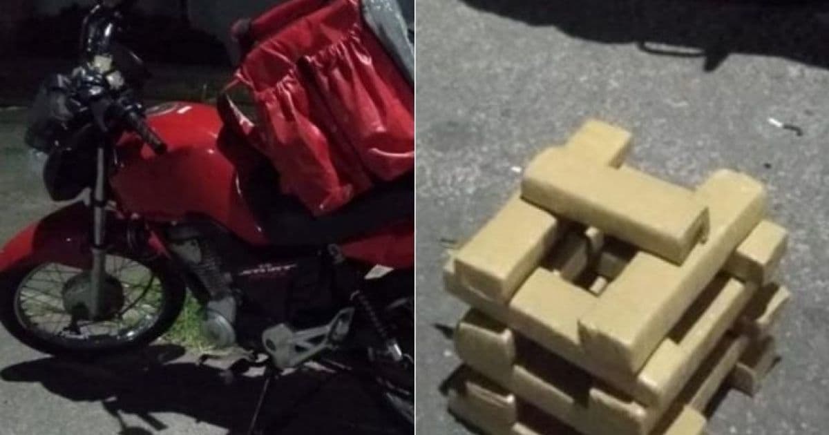 Entregador do Ifood é flagrado transportando 13 tabletes de maconha, em Porto Seco Pirajá