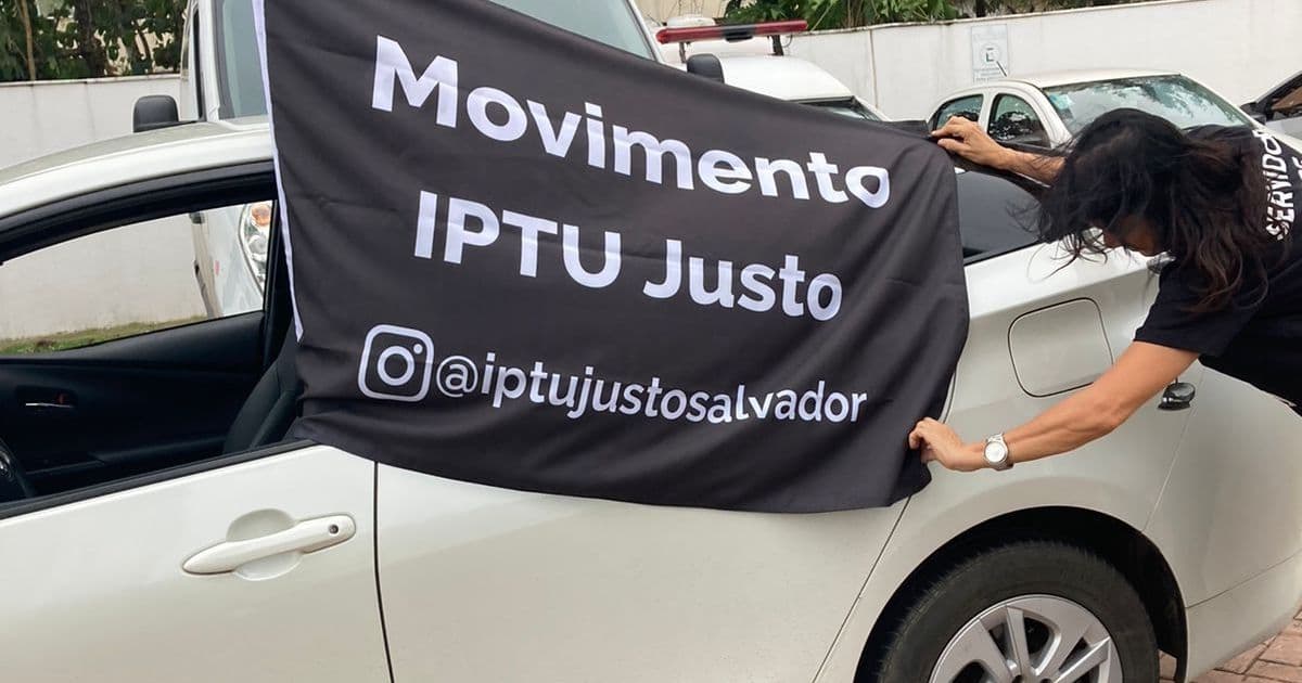 Movimento IPTU Justo Salvador faz carreata por alterações tributárias no município
