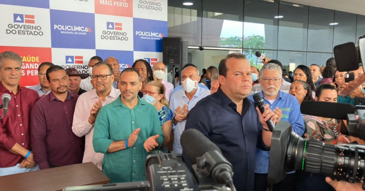 Geraldo Jr. comemora Policlínica no Subúrbio e cutuca prefeitura de Salvador