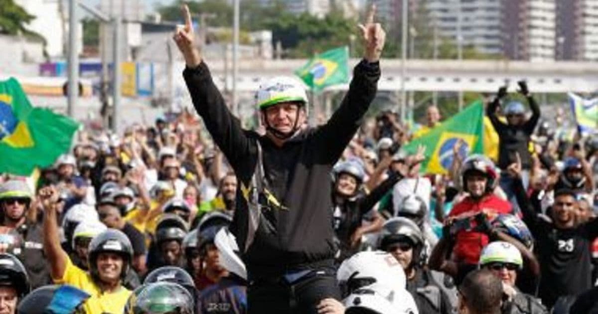 Bolsonaro fará motociata na cidade onde foi esfaqueado e pode vir a Salvador no 2 de Julho
