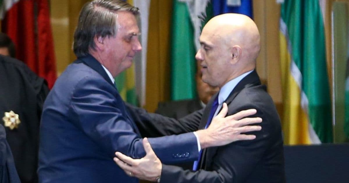 Com paz selada em reunião, Bolsonaro confirma presença em posse de Moraes no TSE