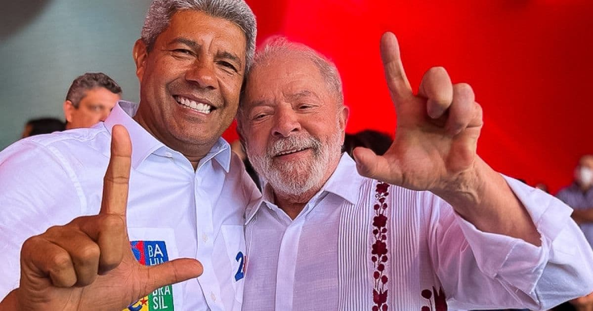 Em ato com Jerônimo, Lula fará caminhada em Salvador na próxima sexta; saiba mais