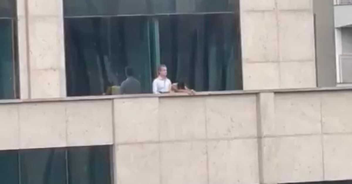 Casal é flagrado fazendo sexo em terraço de prédio na Av. Faria Lima, coração do mercado financeiro no Brasil