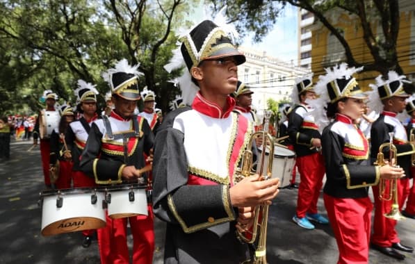Fanfarras e diversas atividades marcam os 200 anos da Independência do Brasil na Bahia na rede estadual de ensino