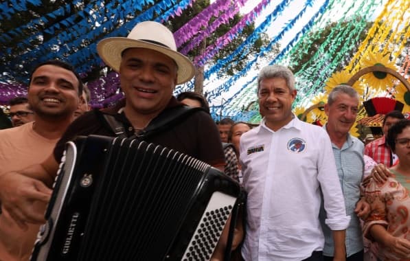 Jerônimo participa de festa junina em Cruz das Almas, no Recôncavo baiano 
