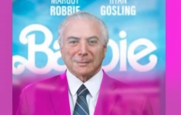 “Oi, Temer”: ex-presidente entra na onda da Barbie e aparece de ‘Ken’ nas redes sociais