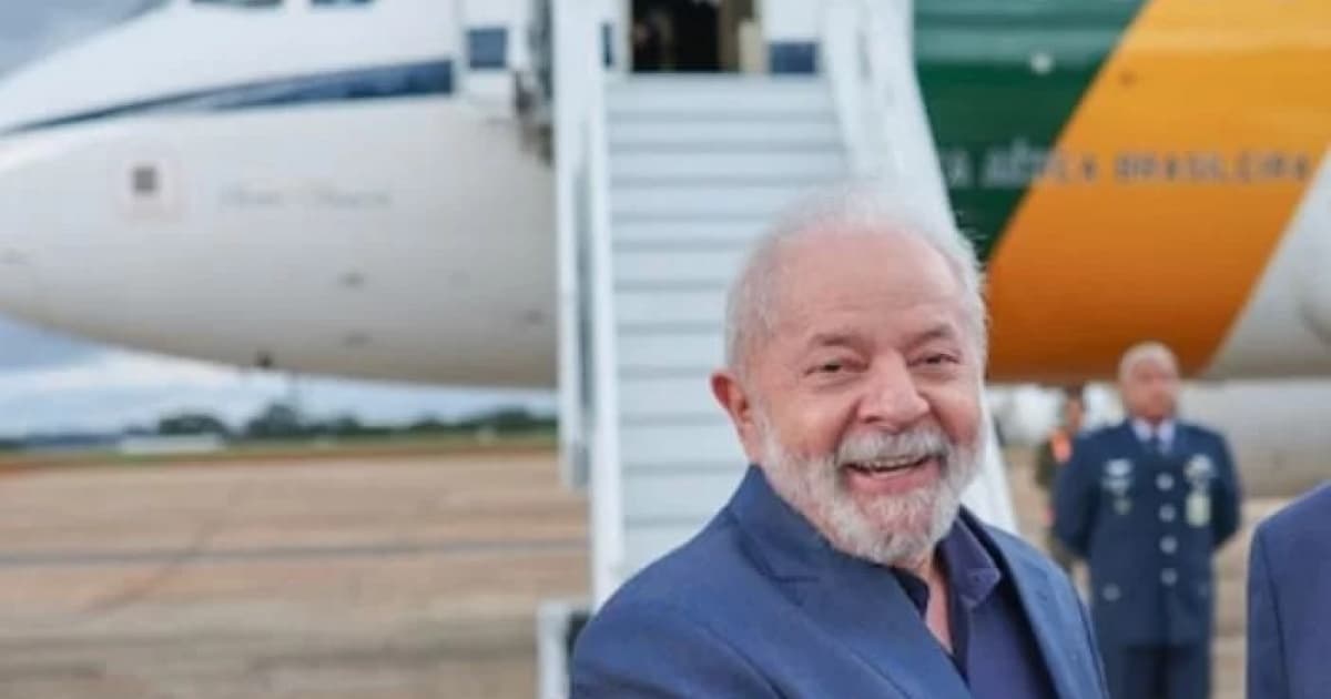Lula e o avião presidencial