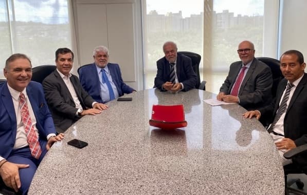 Paulo Rangel faz primeira visita ao TCM, após ser eleito conselheiro da Corte de Contas 