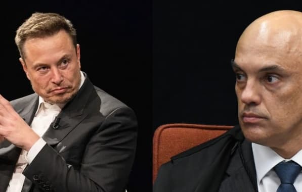 Bilionário Elon Musk questiona Alexandre de Moraes na rede X sobre existência de censura no Brasil