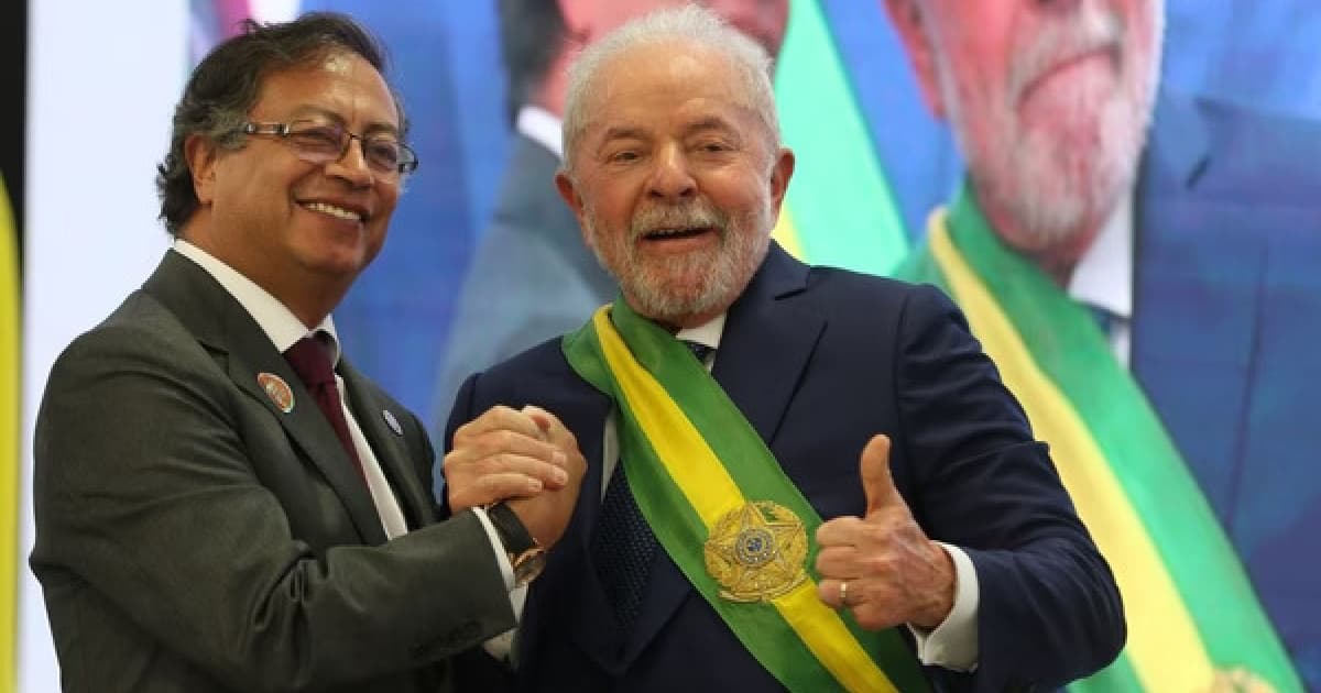 Lula e Gustavo Petro, presidente da Colômbia