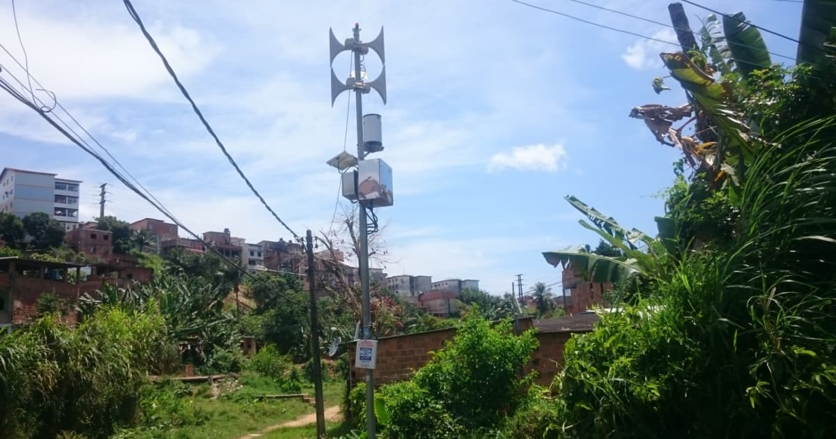 Chuva: Codesal aciona sirenes de alerta em três localidades consideradas áreas de risco em Salvador