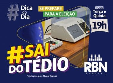 #SaiDoTedio: Siga os protocolos de prevenção da Covid-19 no dia da eleição
