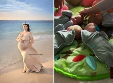 Mulher dá à luz quíntuplos em apenas dois minutos e relata dificuldades da gravidez