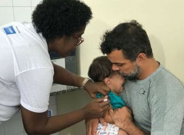 Salvador registra baixa procura no dia D de vacinação contra poliomielite e sarampo