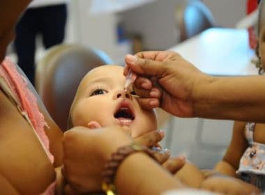 Campanha de vacinação contra pólio e sarampo segue nos postos de saúde de Salvador