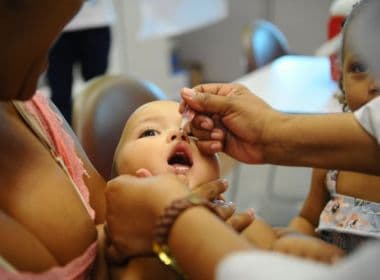 Brasil bate meta em campanha contra pólio e sarampo; Bahia não atingiu índice de 95%