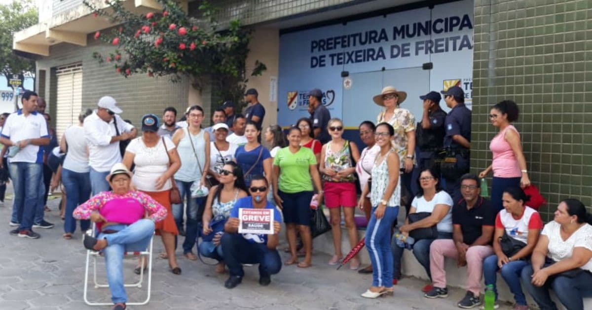 Teixeira de Freitas: Servidores da Saúde decretam greve e reivindicam 13º salário