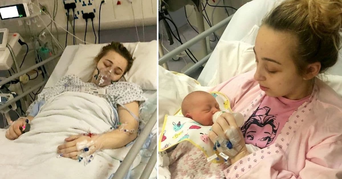 Após 4 dias em coma, jovem descobre que teve um bebê