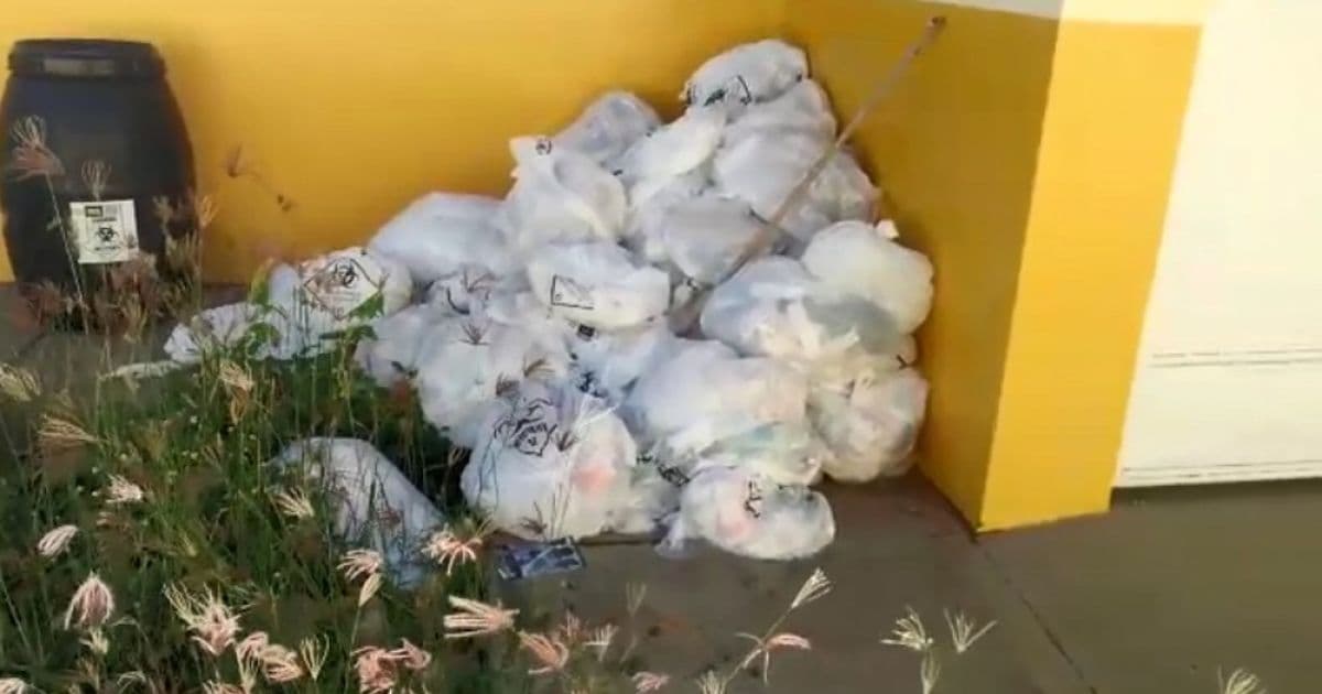 Ilhéus: Moradora denuncia descarte irregular de lixo hospitalar
