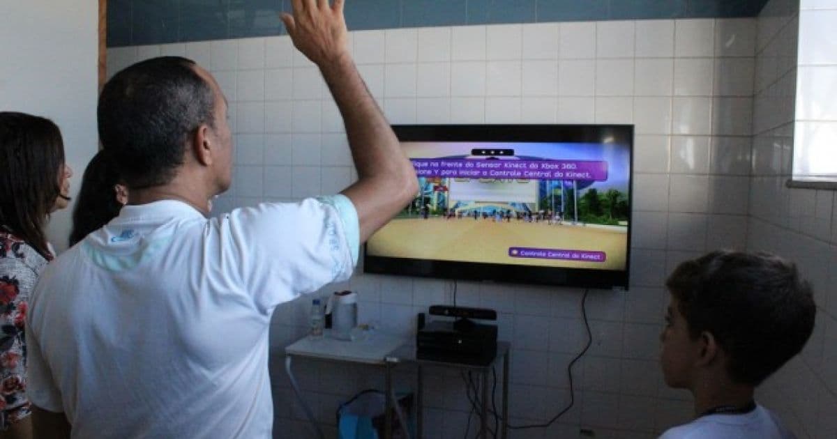 Jogos de vídeo game contribuem para reabilitação de pacientes nas Obras Irmã Dulce