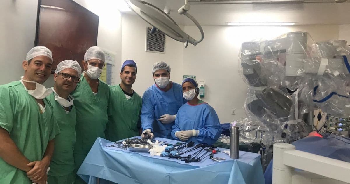 Primeira cirurgia robótica pediátrica da Bahia foi realizada com sucesso