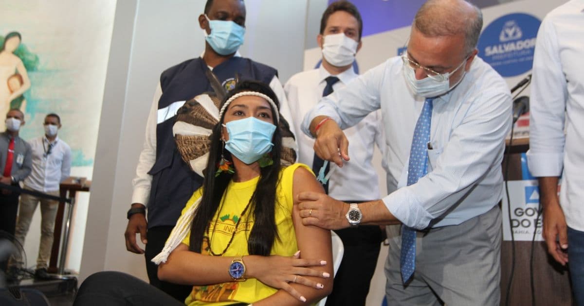Mais de 75 mil pessoas são vacinadas contra a Covid-19 na Bahia até este domingo