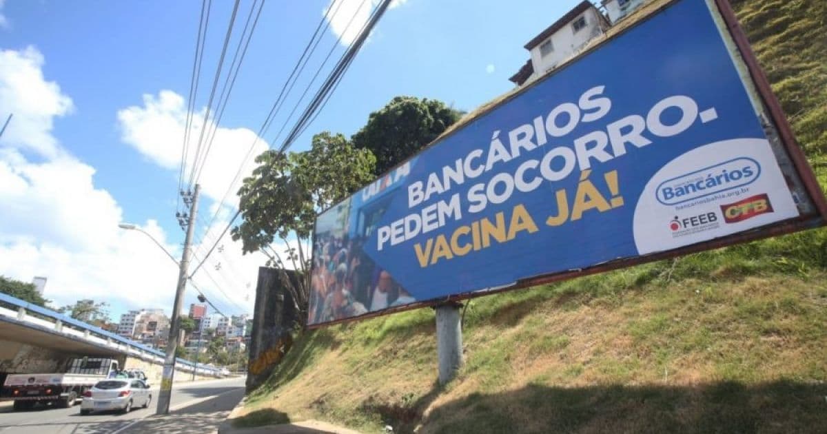 Carteiros e bancários entram em grupo prioritário para vacinação na Bahia