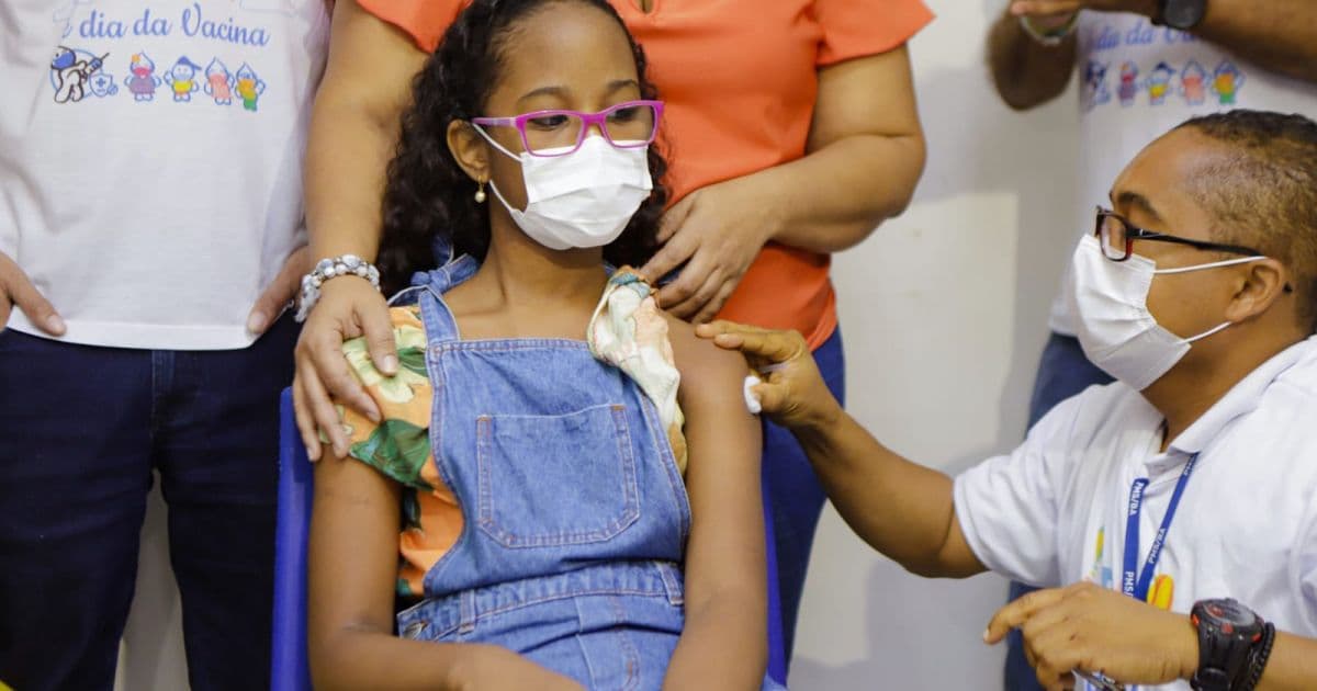 Mais de 11 mil crianças em Salvador já foram vacinadas contra Covid-19