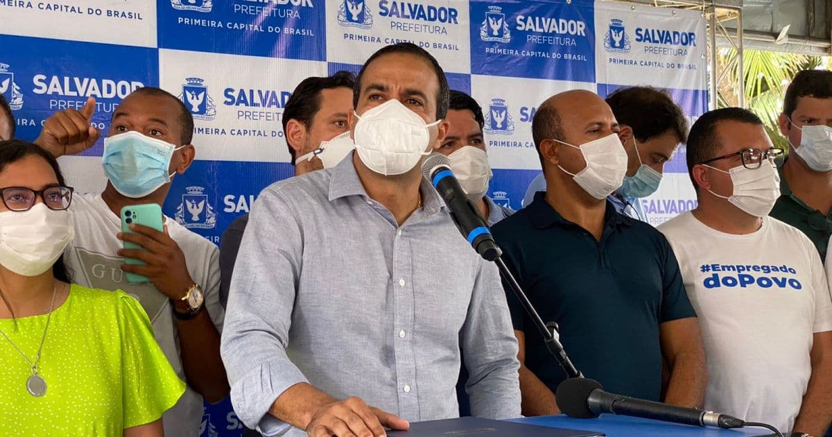 Salvador não recebeu R$ 1 dos governos federal e estadual, reclama Bruno Reis