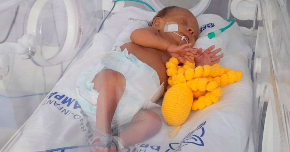 'Polvo terapêutico' ajuda bebês no tratamento pós-parto em maternidade de Ilhéus