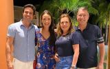 Bia Napolitano viaja com a família