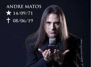 Morre Andre Matos, ex-vocalista e fundador do Angra, aos 47 anos
