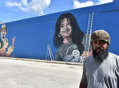 Xangai e Luiz Caldas São homenageados em mural em Vitória da Conquista